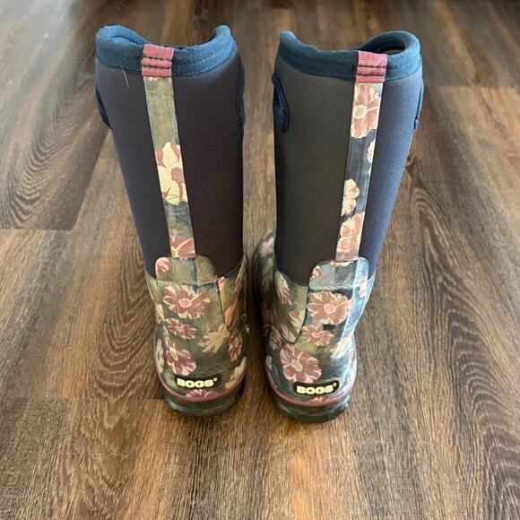 Bogs Classic High waterproof boots with floral pattern - Picture 4 of 7